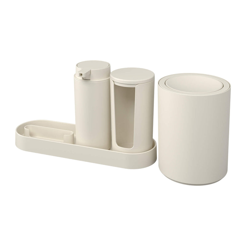 Conjunto para Baño Serene 4 Piezas Gris Claro Coza®