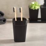 Soporte para Cepillo de Dientes New Square Negro Coza®