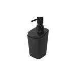 Dispensador de Jabón Liquido 350ml New Square Negro Coza®