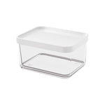 Contenedor Clear Grande 1 Litro Blanco Coza®