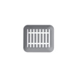 Jabonera para Baño New Square Gris Frío Coza®