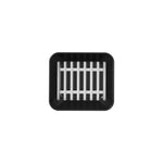 Jabonera para Baño New Square Negro Coza®