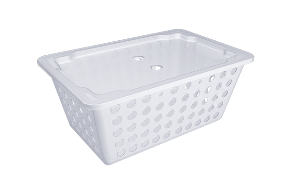 Cesta Organizadora con Tapa One Grande 4,7 Litros Natural Coza®