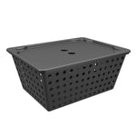 Cesta Organizadora con Tapa One Maxi 13,5 Litros Negro Coza®