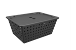 Cesta Organizadora con Tapa One Maxi 13,5 Litros Negro Coza®