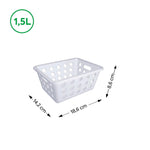 Cesta Organizadora One Pequeña 1,5 Litros Natural Coza®