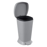 Basurero con Pedal New Square 5 Litros Gris Frío Coza®
