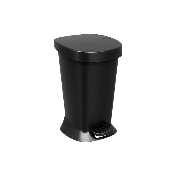 Basurero con Pedal New Square 5 Litros Negro Coza®