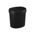 Basurero con Tapa Basic 2,5 Litros Negro Coza®