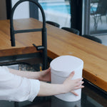 Basurero con Tapa Basic 4 Litros Negro Coza®