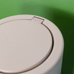 Basurero con Tapa a Presión 5 Litros Negro Coza®