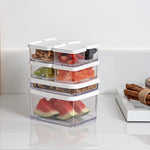 Contenedor Clear Grande 1 Litro Blanco Coza®