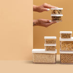 Contenedor Clear Mini 200ml Gris Grafito Coza®